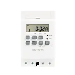 SOLIOT - Temporizador Digital Programable Riel Din 220V 25A