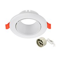 Foco Spot Porta GU-10 LED Track Light 9 cm - Blanco