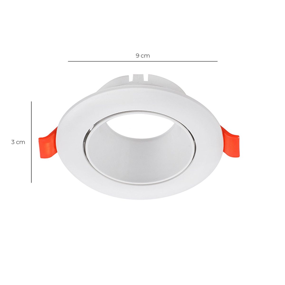 WANT - Foco Spot Porta GU-10 LED Track Light 9 cm - Blanco