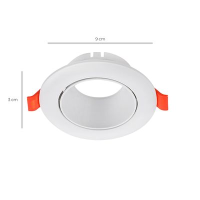 Imagen 2 del producto Foco Spot Porta GU-10 LED Track Light 9 cm - Blanco