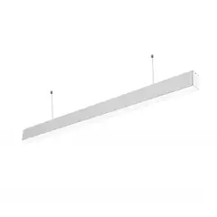 WANT - Luminaria Lineal ECO Conectable 5070 40W 120cm Luz Cálida - Plata