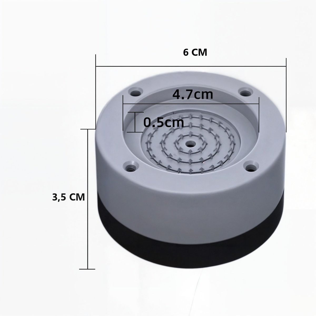 GENERICO - Almohadilla 8 soporte Antivibración Antideslizante Lavadora