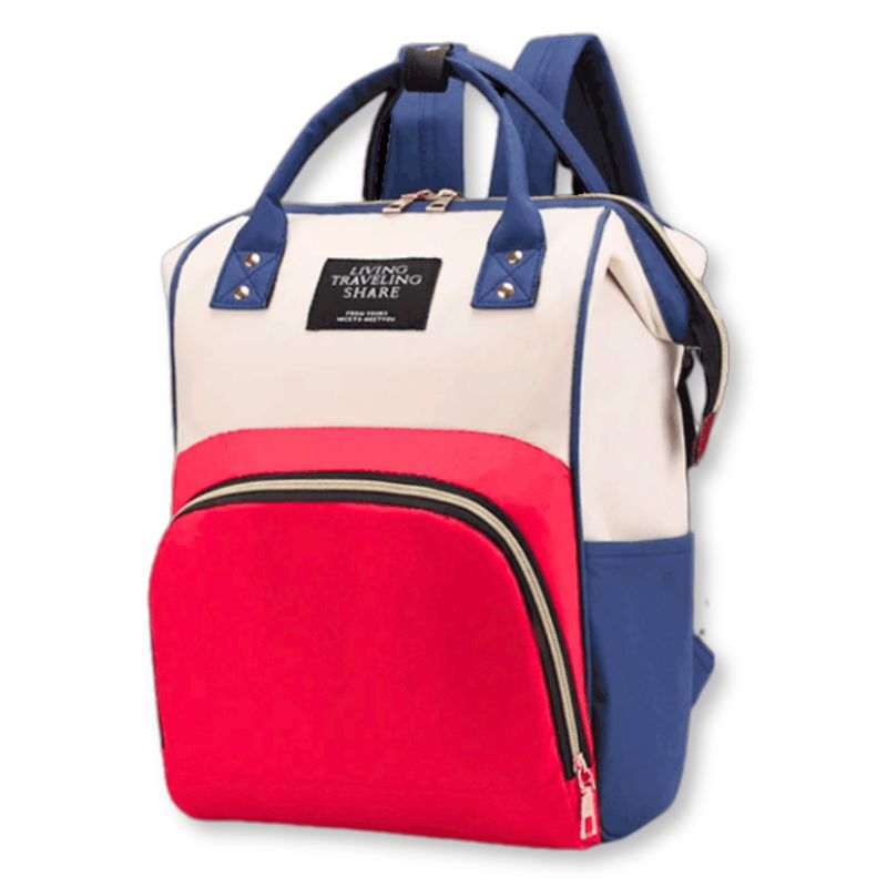 UTILISIMO - Mochila Maternal Bolso Pañalera Bebé Unicolor Térmica e Impermeable