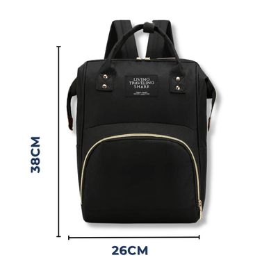 Imagen 2 del producto Mochila Maternal Bolso Pañalera Bebé Térmica E Impermeable Black