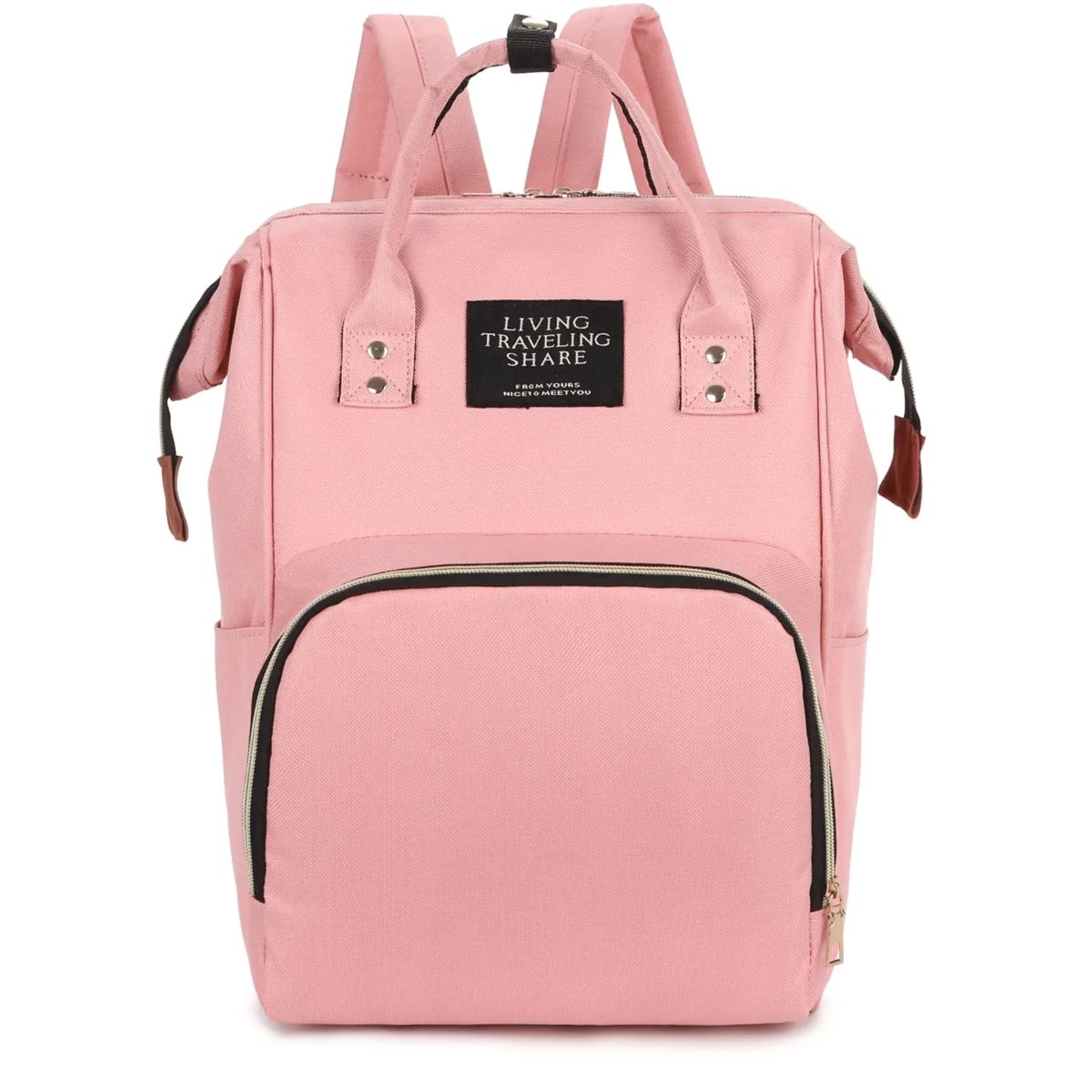 UTILISIMO - Mochila Maternal Bolso Pañalera Bebé Térmica E Impermeable Pink