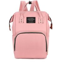 Mochila Maternal Bolso Pañalera Bebé Térmica E Impermeable Pink