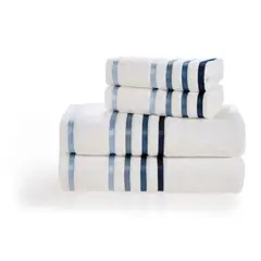 KARSTEN - Set Sábana Baño Lumina 4 Piezas 100% Algodón