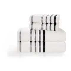 KARSTEN - Set Toalla baño Lumina 4 Piezas 100% Algodón