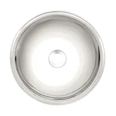 TRAMONTINA - Lavamanos Redondo en Acero Inox Brillante 30 Cm