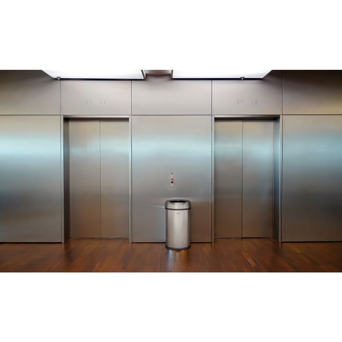 TRAMONTINA - Basurero en Acero Cepillado 65L Tramontina Friuli