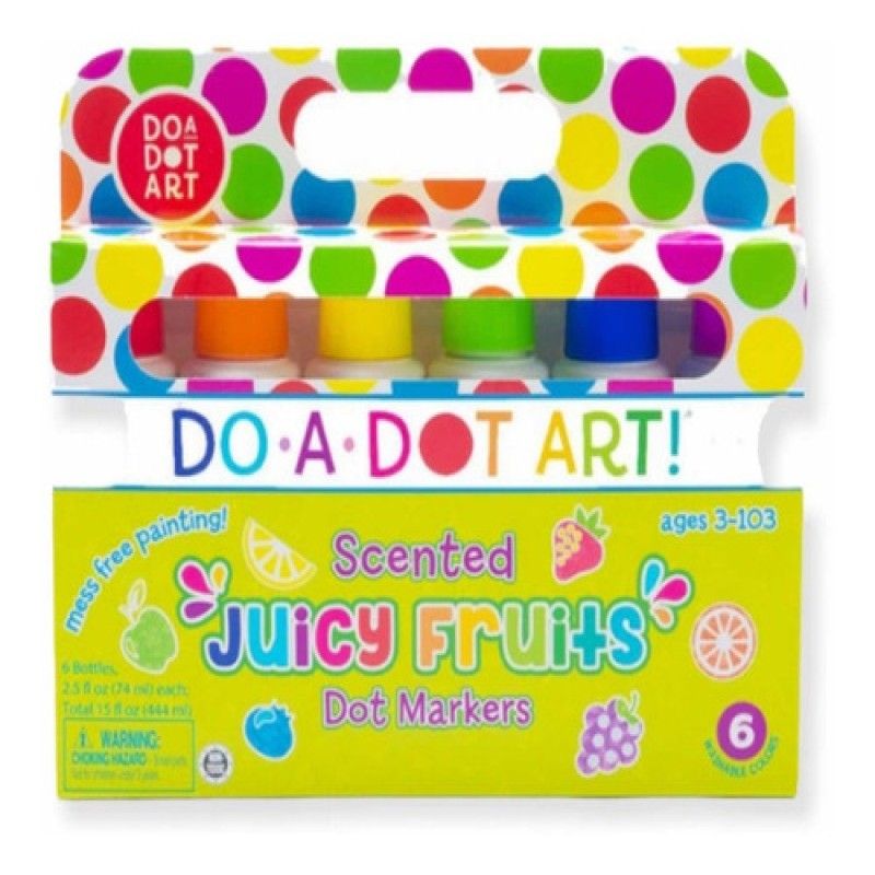 GENERICO - Lápices Do A Dot Fruit 6 Colores Acuaerables