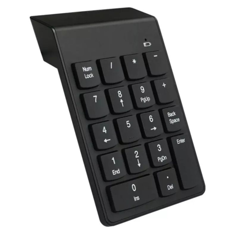 GENERICO - Teclado Mini Numérico Inalámbrico Usb 18 Teclas Notebook Pc