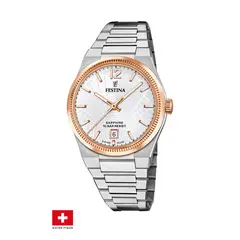 FESTINA SWISS - Reloj F20066/2 Plateado Mujer Rive Collection