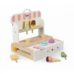 GENERICO - Juguete Didáctico Madera Carro De Helados Mini Ice Cream