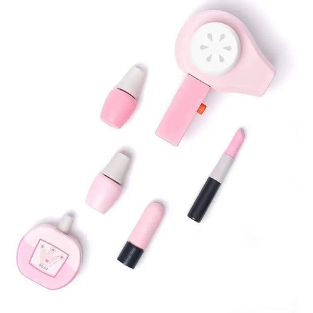 GENERICO - Set De Belleza Y Maquillaje De Madera Pedagogía Activa