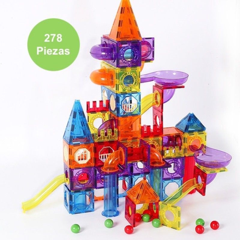 GENERICO - Set de Construcción Magnético Tobogán 278 Piezas