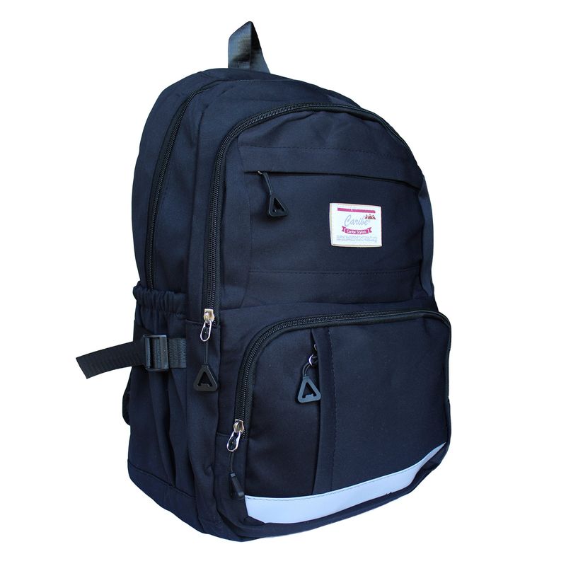 GENERICO - Mochila Bolso Escolar Juvenil Niñas negra