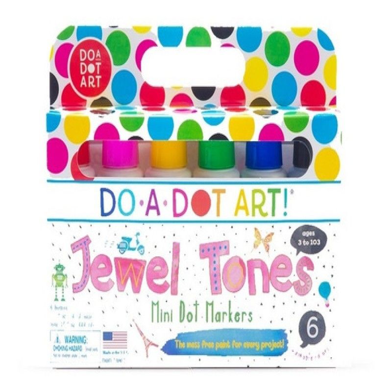 GENERICO - Lápices Mini Do A Dot Jewel Tone 6 Colores Acuaerables