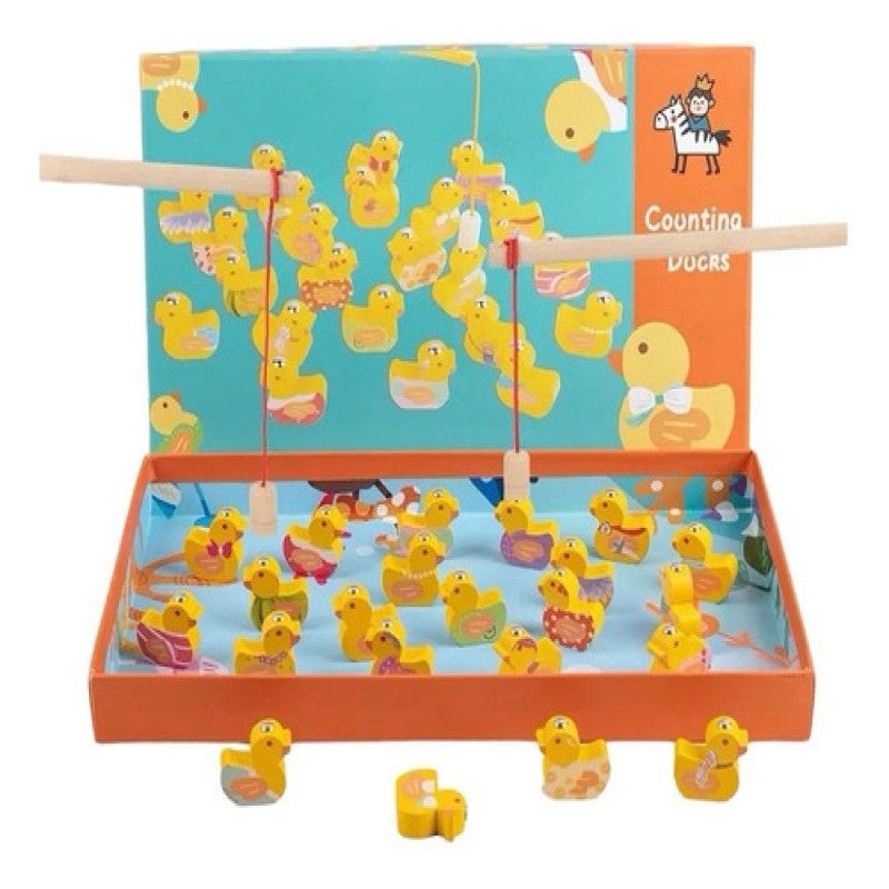 GENERICO - Juego de Pesca Magnético y Matemáticas Montessori
