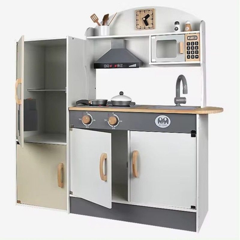 GENERICO - Cocina De Madera Msn Para Niños 3-8 Años Juguete