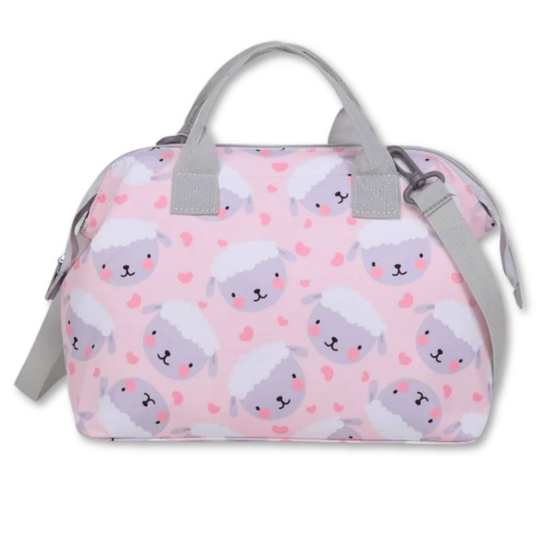 UTILISIMO - Bolso Maternal Pañales 31Cm Pañalera Portátil Pink Sheep