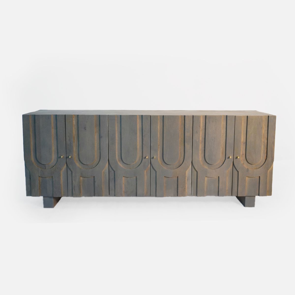 MILK - Arrimo Niche 6 Puertas Gris