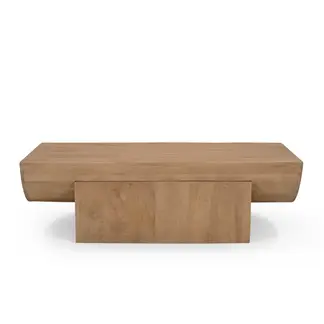 THE POPULAR DESIGN - MESA DE CENTRO BRANDO NATURAL