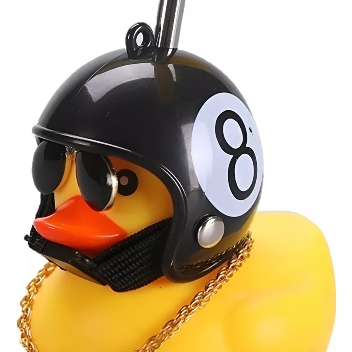 GENERICO - Promo 20 Pato Patito Para Bicicleta Moto Auto Con Luz Ycasco