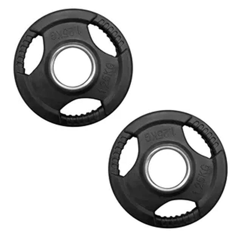 GENERICO - Discos Olimpico Pack 2x 3 Agarres Engomado 1,25 kg