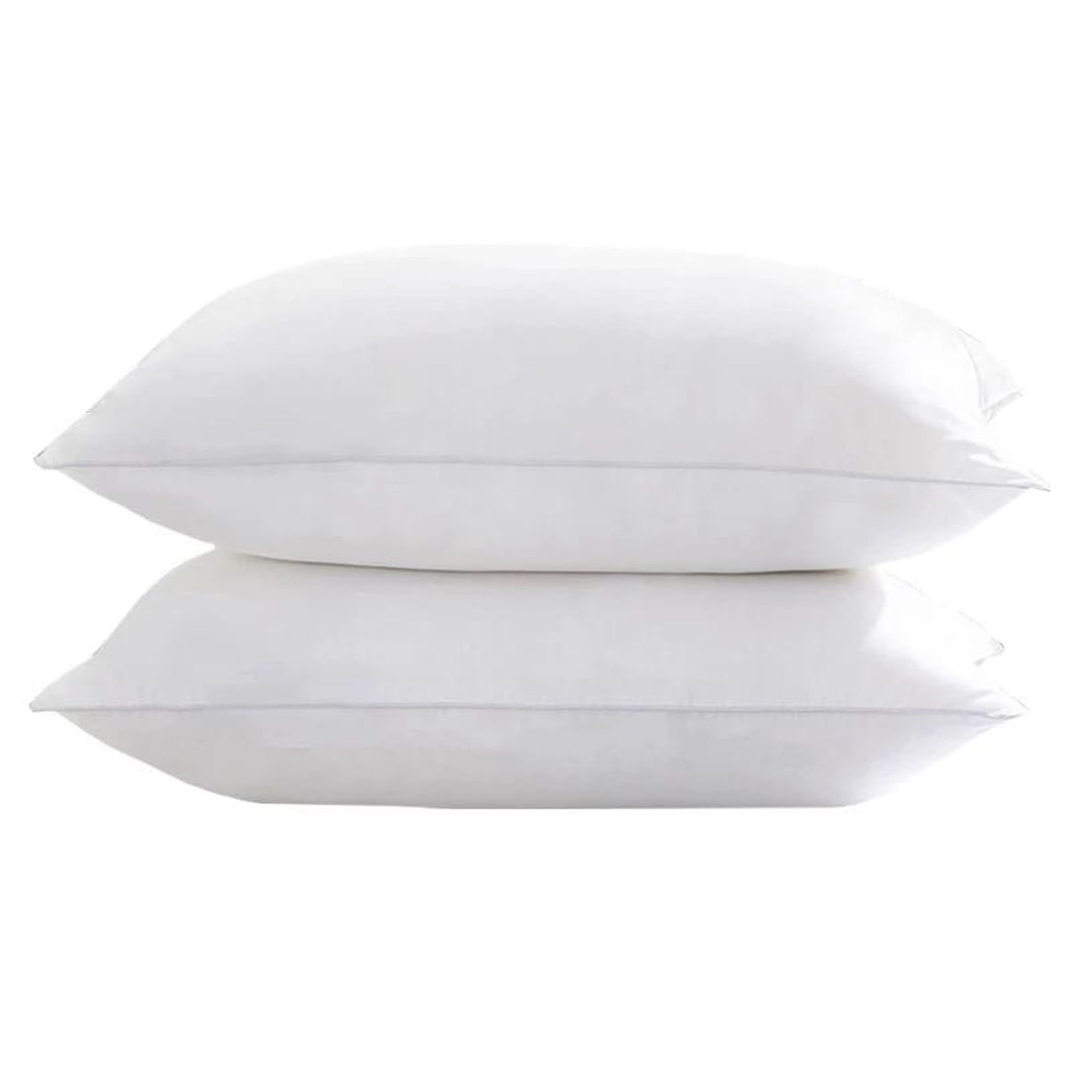 GENERICO - Pack 2 Almohadas rectangulares super suaves 50x70cm Color BLANCO