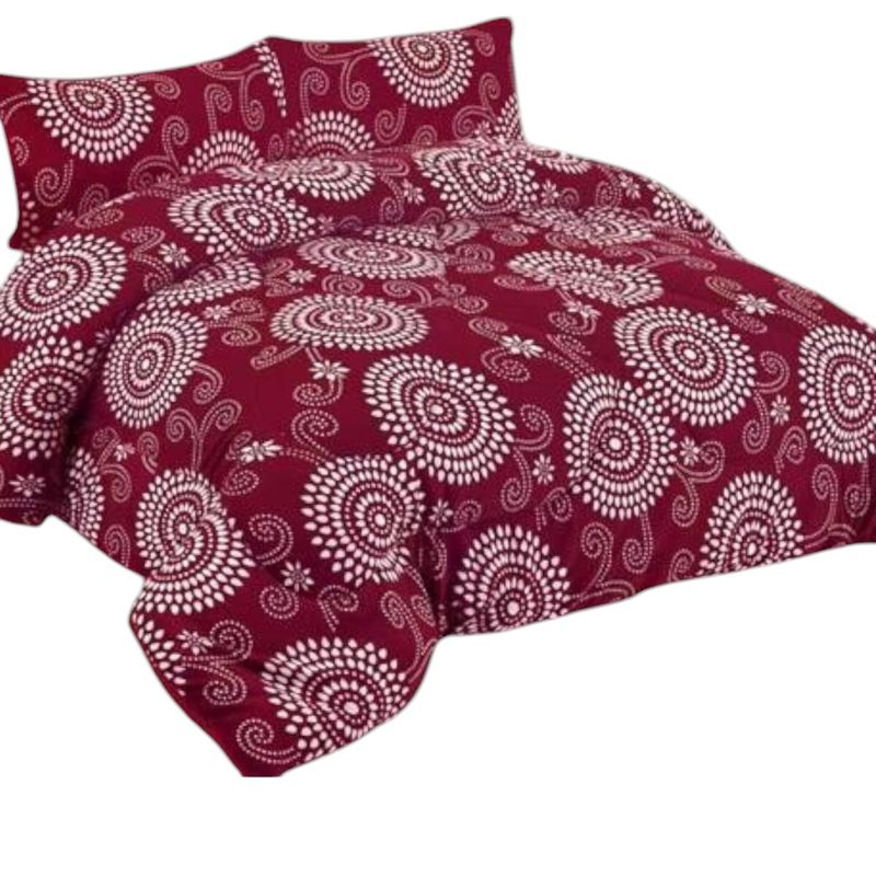 GENERICO - Cobertor De Invierno Plush Con Chiporro 2 Plaza + 2 Fundas Almohadas
