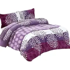 GENERICO - Cobertor De Invierno Plush Con Chiporro 2 Plaza + 2 Fundas Almohadas