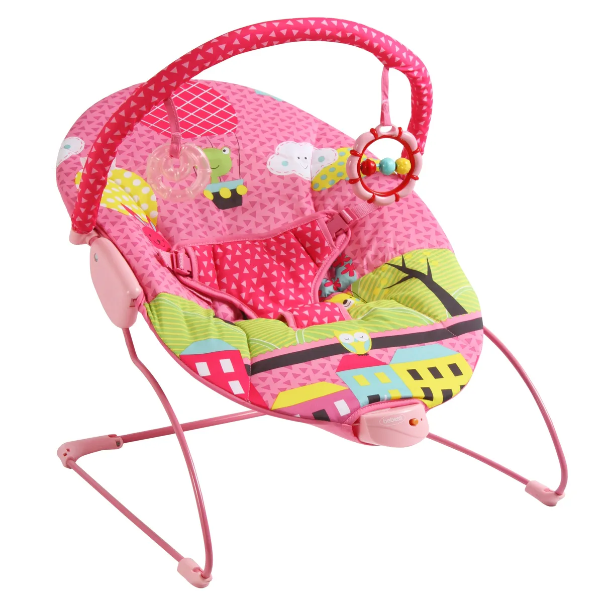 BEBESIT - Silla Nido Vibradora Rosado Bebesit