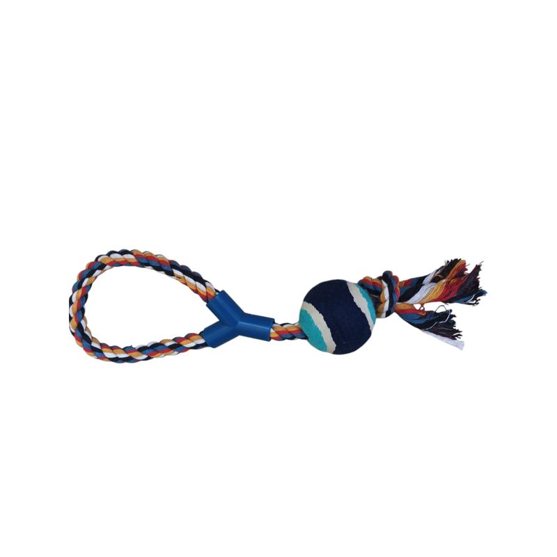 GENERICO - Juguete cuerda + Pelota  para mascota