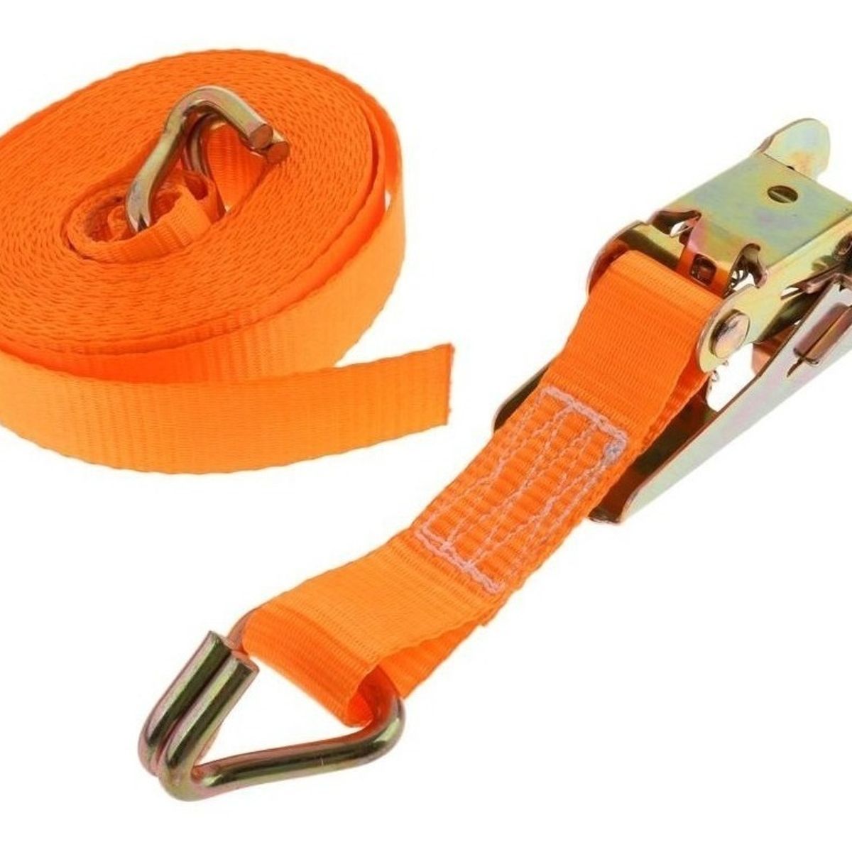 GENERICO - X2 CORREA TRINQUETE ESLINGA CARGA PARA AUTO 25MTRS X 25MM