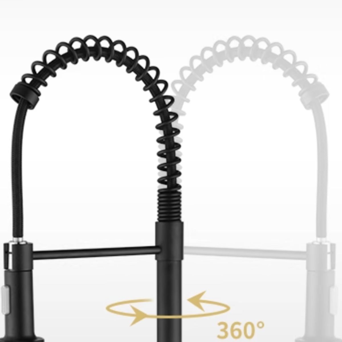 GENERICO - Grifo Llave Lavaplatos Monomando Cocina Extensible Flexible