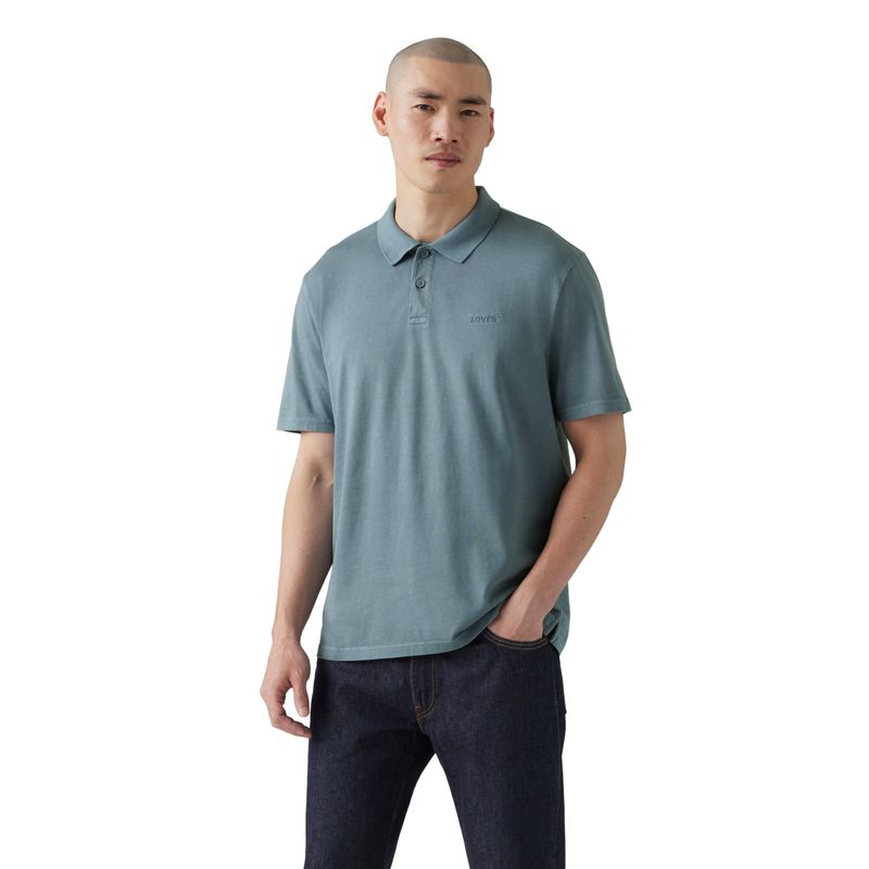 LEVIS - Polera Hombre Authentic Polo Celeste Levis