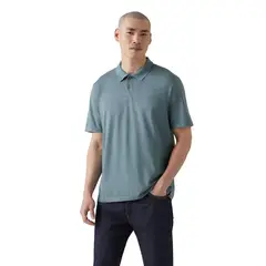 LEVIS - Polera Hombre Authentic Polo Celeste