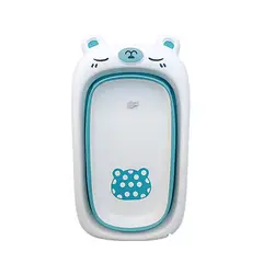 GENERICO - Bañera plegable para bebe color calipso