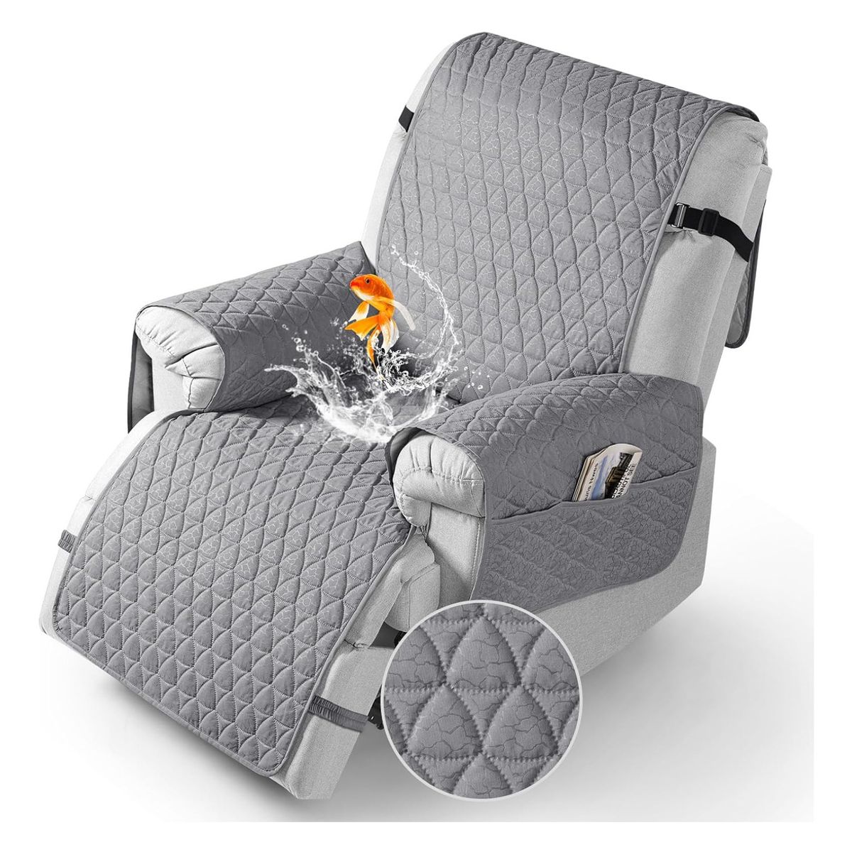 EVERSO - Funda Cobertor Cubre Sofá Protector Reversible 1 Cuerpos