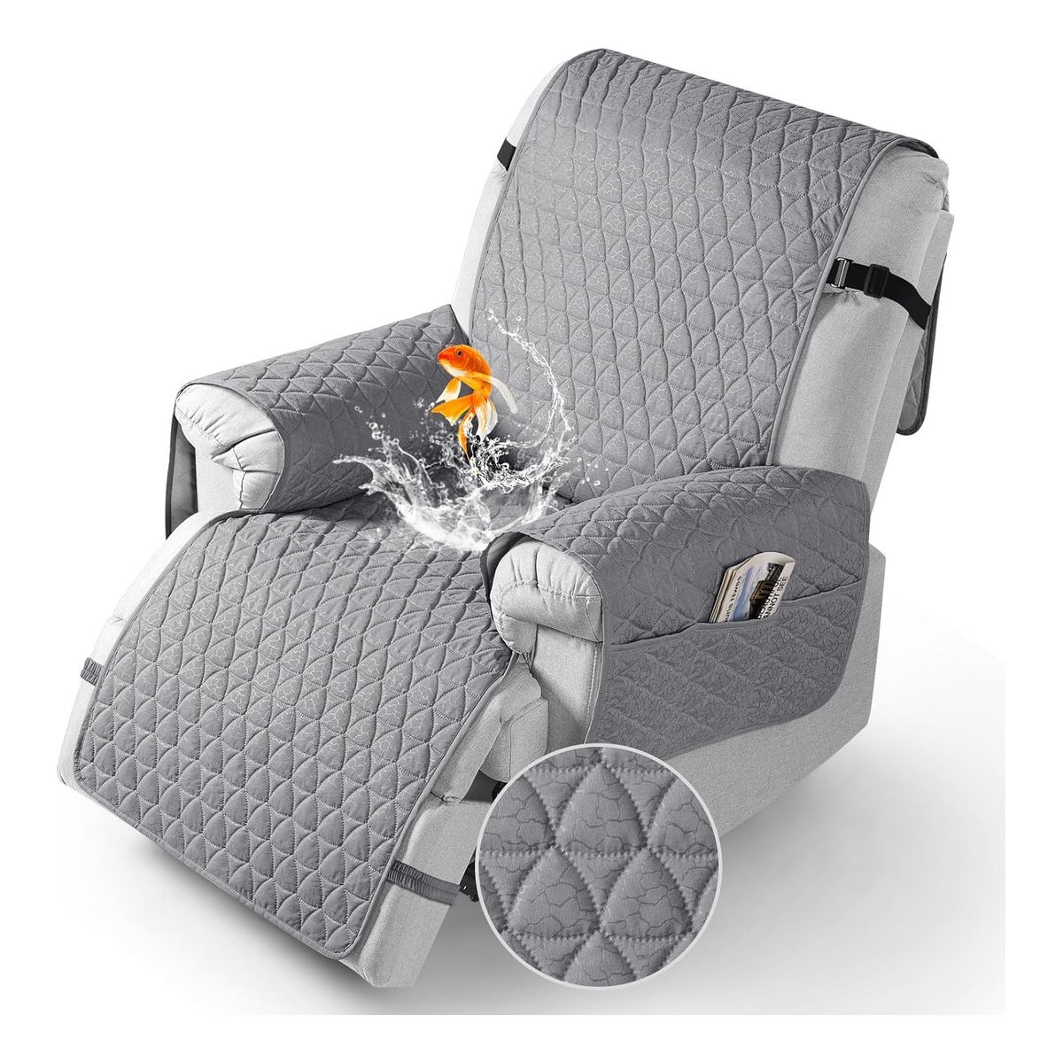 EVERSO - Funda Cobertor Cubre Sofá Protector Reversible 1 Cuerpos