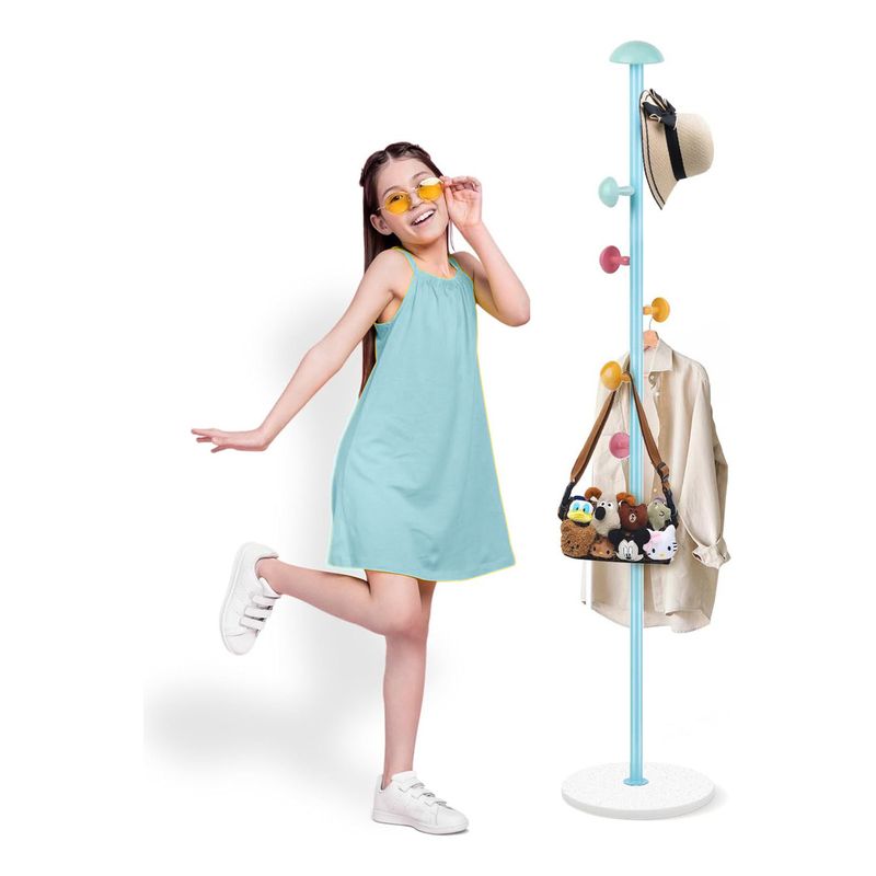 EVERSO - Perchero Colgador Ropa De Piecon 7 Ganchos De Hongos
