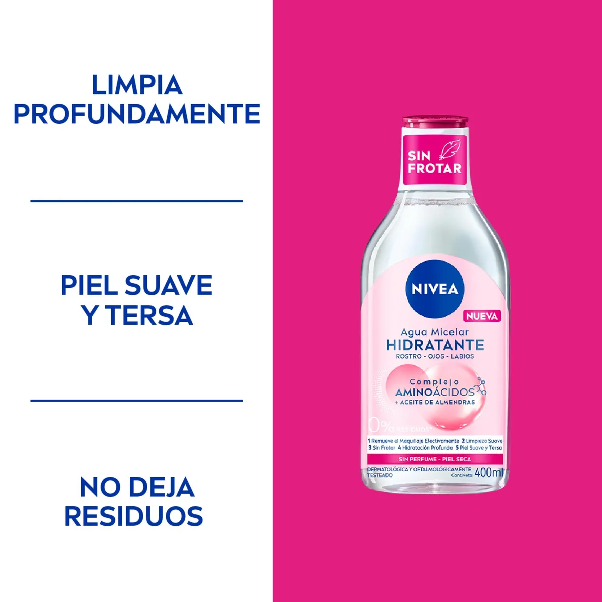 NIVEA - Nivea Agua Micelar Hidra Piel Seca 400ml