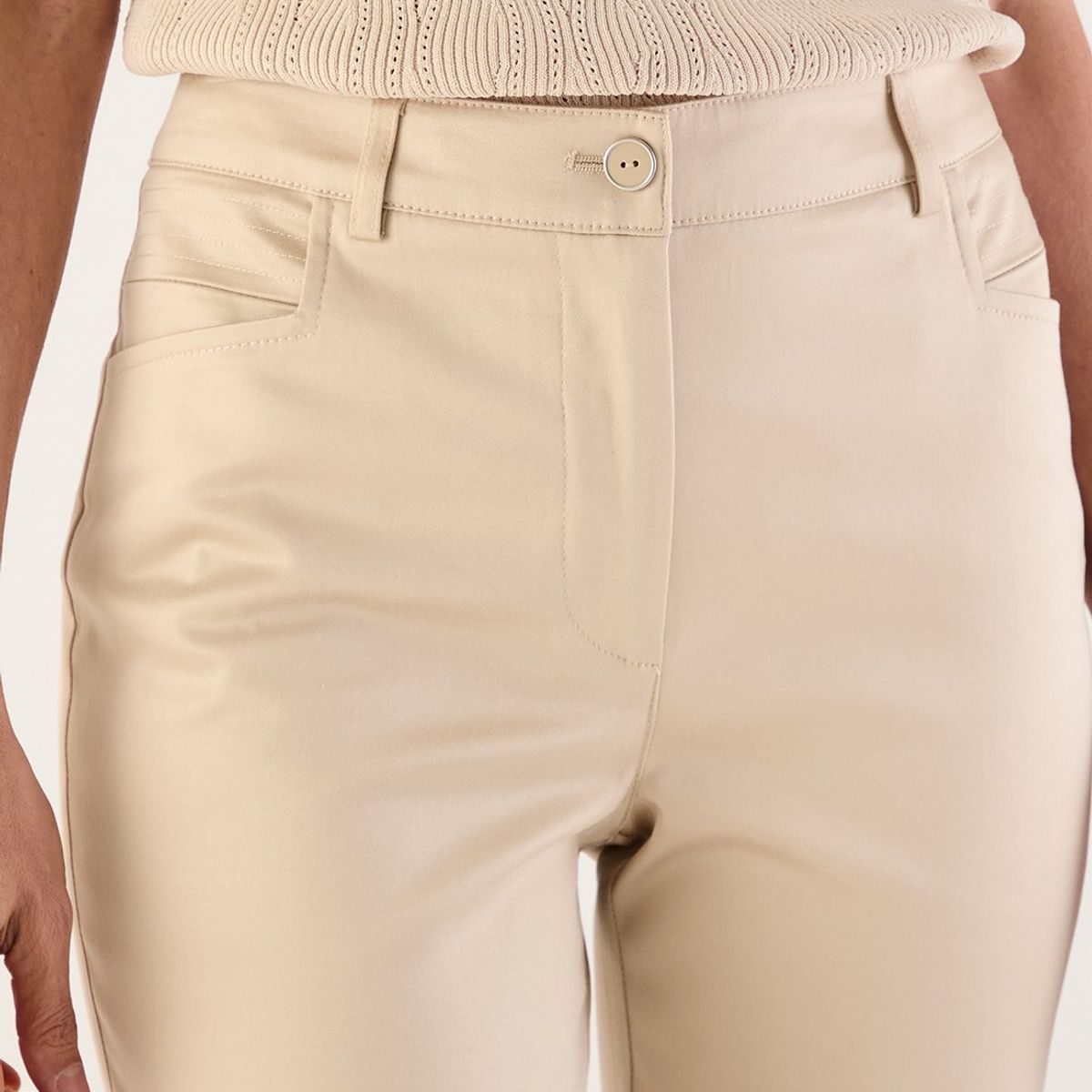 MA GRIFFE - Pantalon Beige Mujer Magriffe