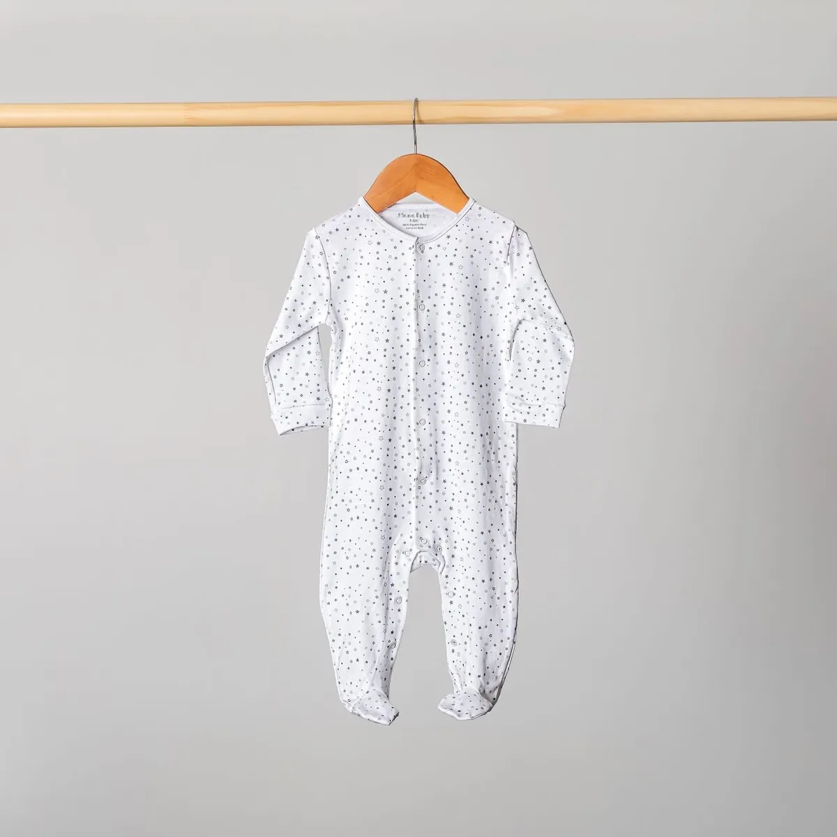 PIMMALU - Pijama Osito Print Estrellas Unisex Algodón Pima Peruano