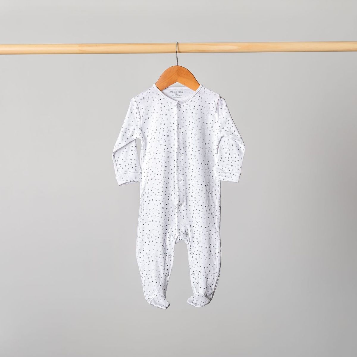PIMMALU - Pijama Osito Print Estrellas Unisex Algodón Pima Peruano