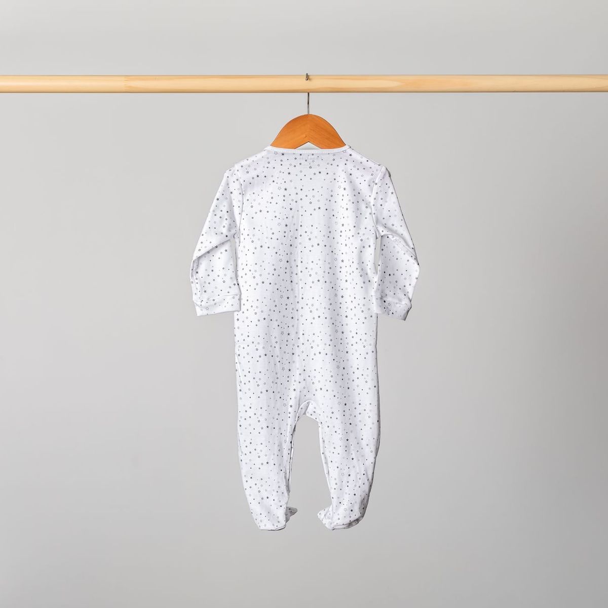 PIMMALU - Pijama Osito Print Estrellas Unisex Algodón Pima Peruano