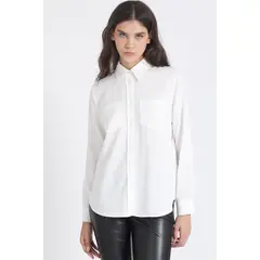 LIOLA - Blusa Larga Basica, Crudo