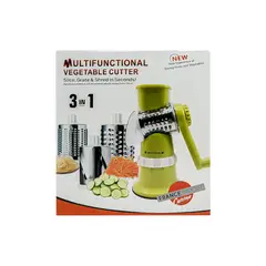 GENERICO - Rebanadora picador Manual Multifuncional Acero Inoxidable 3 En 1