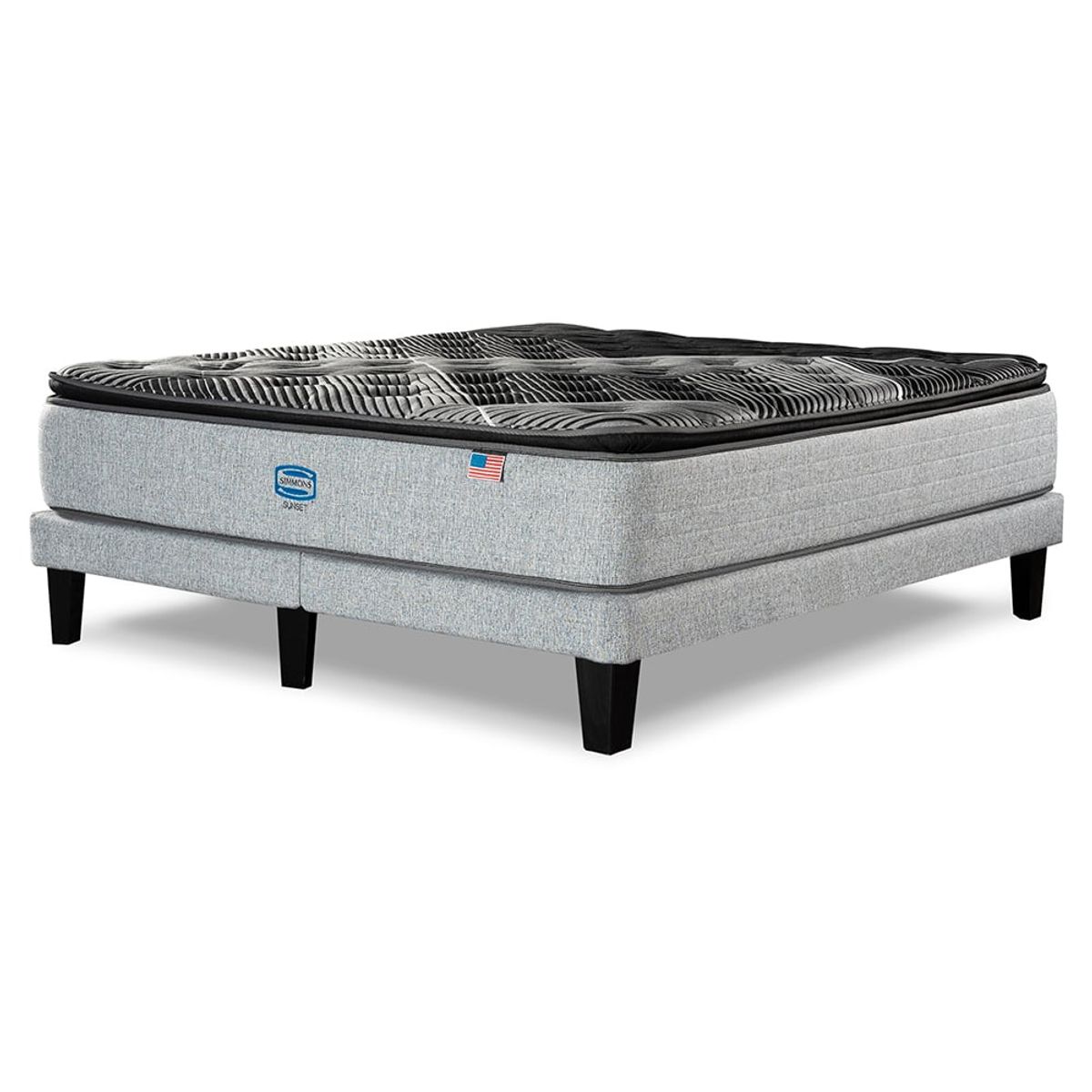 SIMMONS - Cama Europea Sunset 2 Plazas